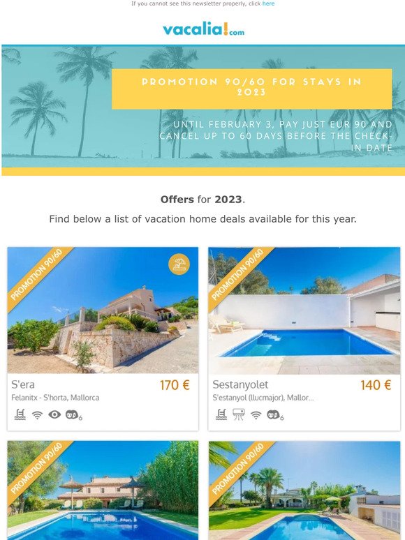 Book for EUR 90 for stays in 2023 and...