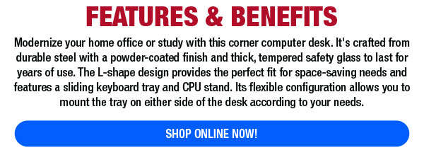 Features & Benefits