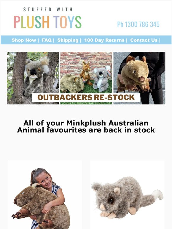 Australian Animal re-stock