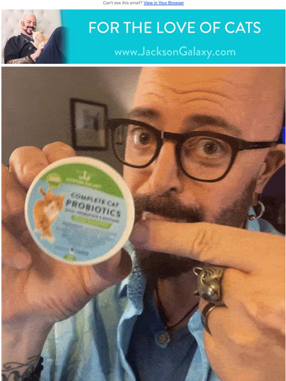 jackson galaxy Our Sold Out Cat Probiotics Are Back😻 Milled
