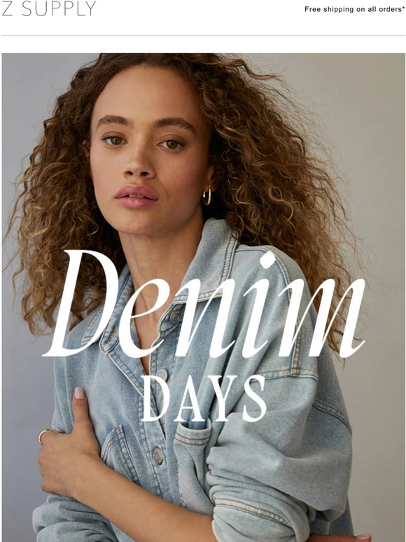 Z SUPPLY New (knit) denim Milled