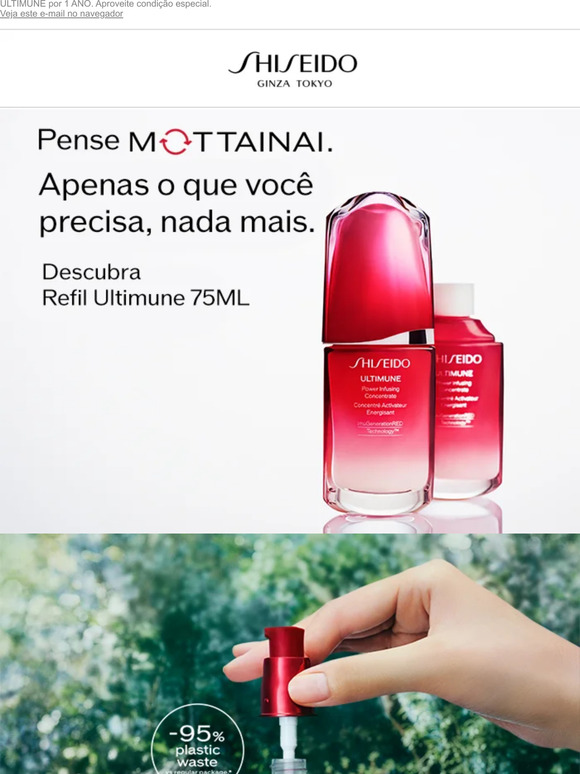 Descubra Refil Ultimune 75ML. Pense MOTTAINAI.