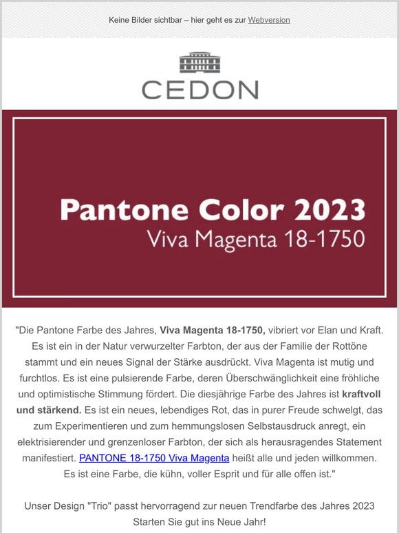 Pantone Color of the year 2023