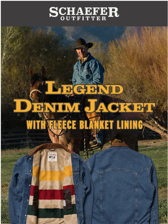 Schaefer Outfitter The Legend Denim Jacket is Back! Milled