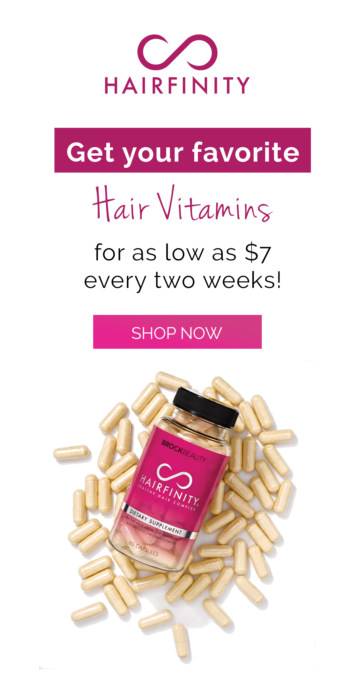 Hairfinity Hair Vitamins for 7?? 😮 Milled