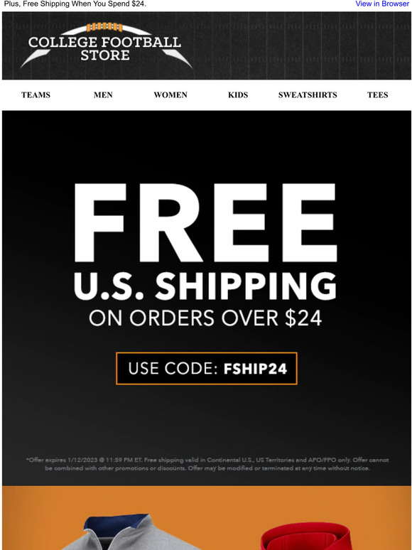 college football store Win The Winter With The Latest Gear Milled