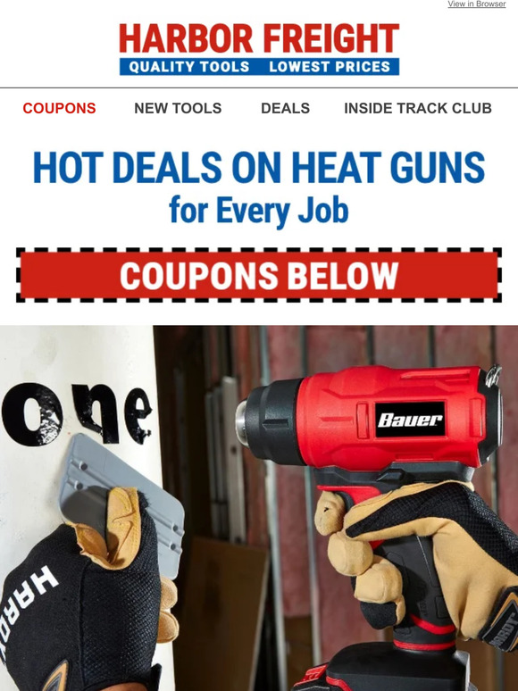 Harbor Freight Tools Need a Heat Gun? We’ve Got One at a Great Price
