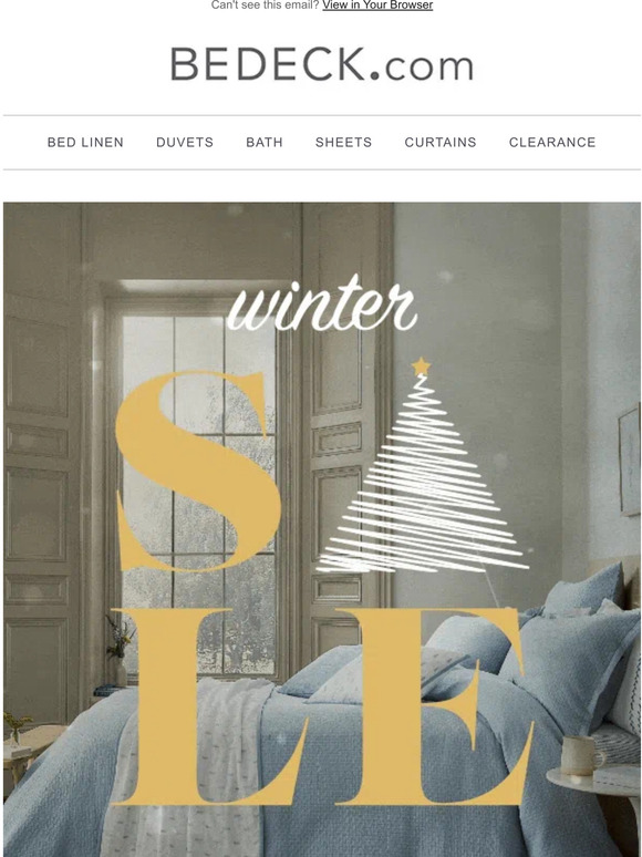 Tis the season to get cosy! Up to 70% off Winter Sale ☃️