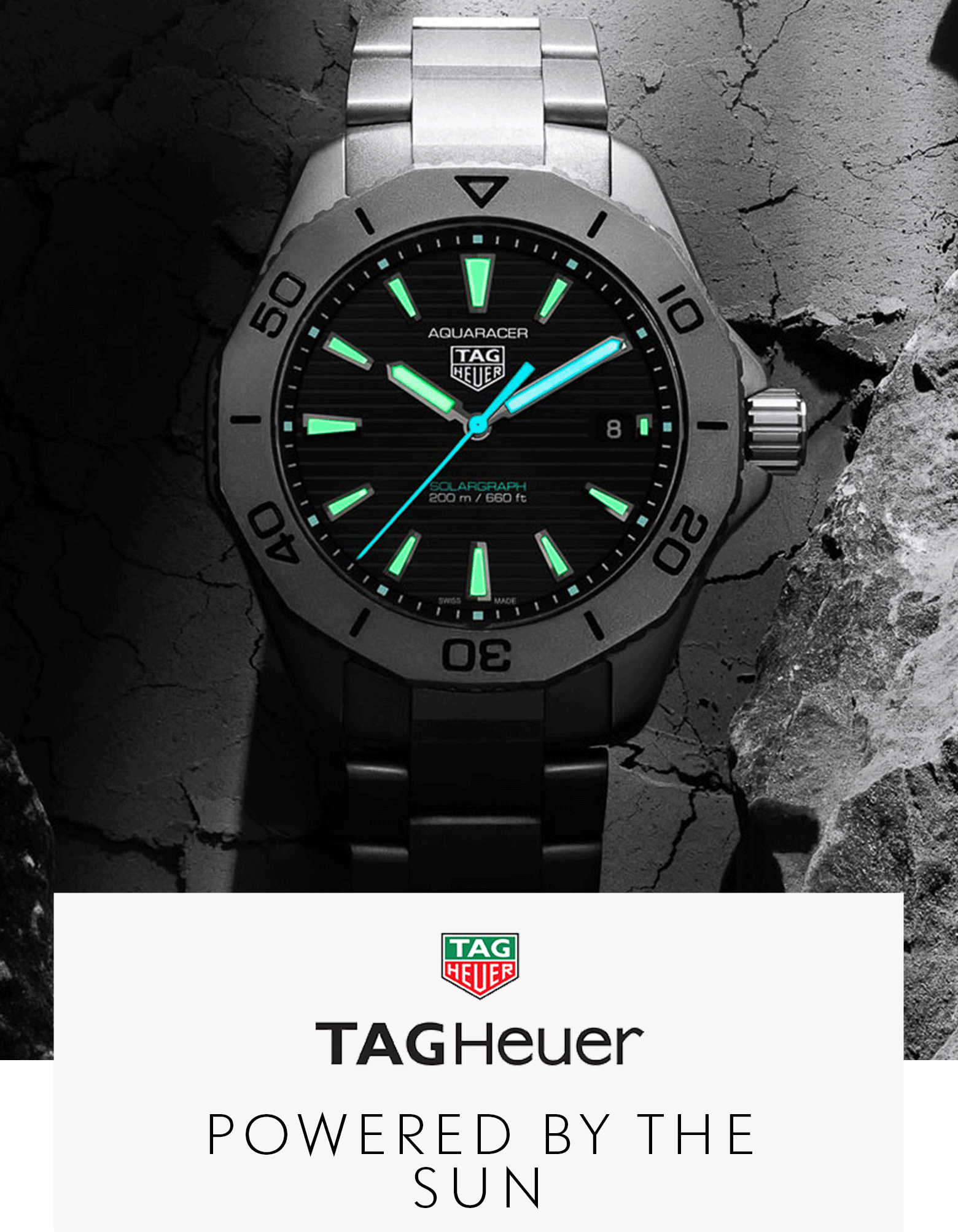 Mappin & b New TAG Heuer Powered By The Sun Milled