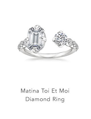 Matina Toi Et Moi Diamond Ring