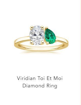 Viridian Toi Et Moi Diamond Ring