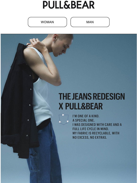 Pull Design Essentials Le Full Pull: THE JEANS REDESIGN X PULL&BEAR | Milled