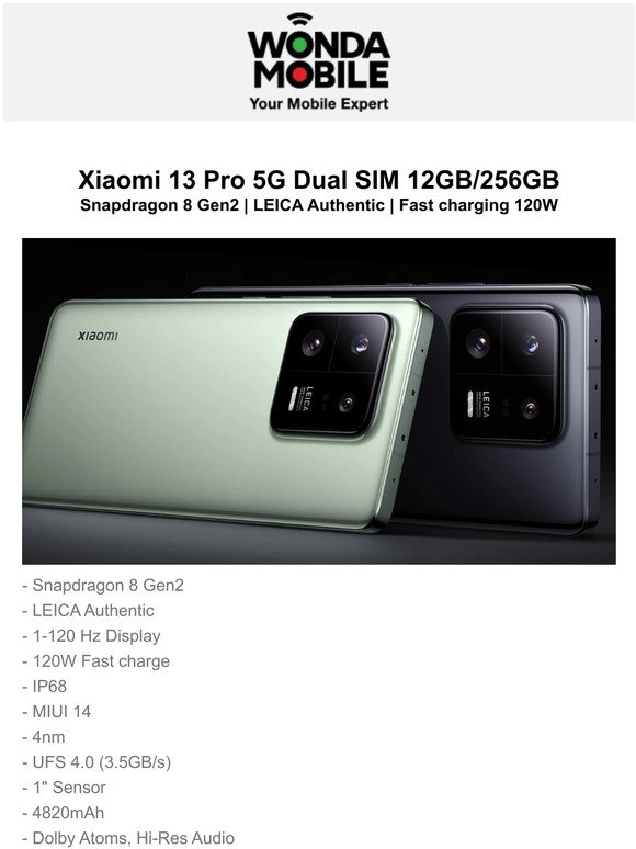 ✨✨gen2 Xiaomi 13 Pro and Oneplus 11 5G