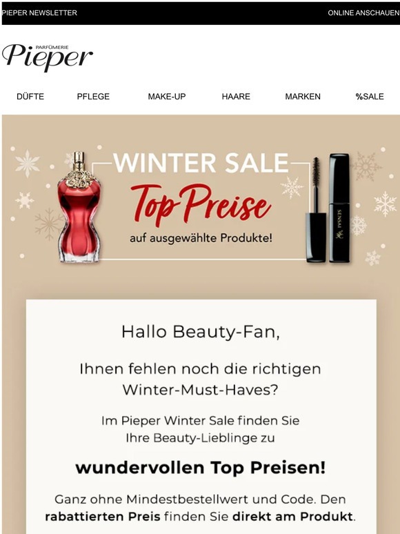 TOP PREISE im Winter Sale entdecken!😍