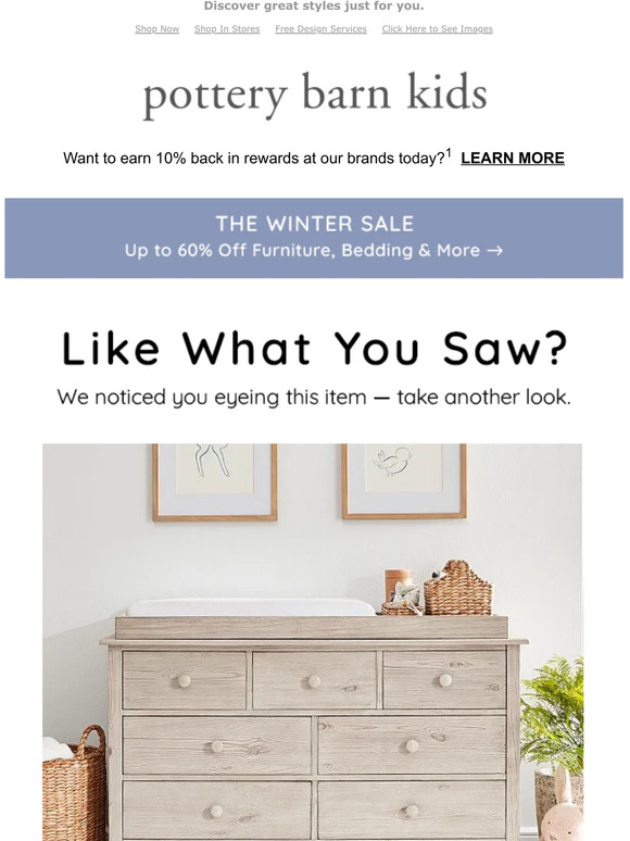 Pottery Barn It's official This Kendall ExtraWide Nursery Dresser