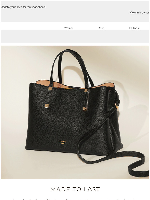 Dune Spotlight On Day bags Milled