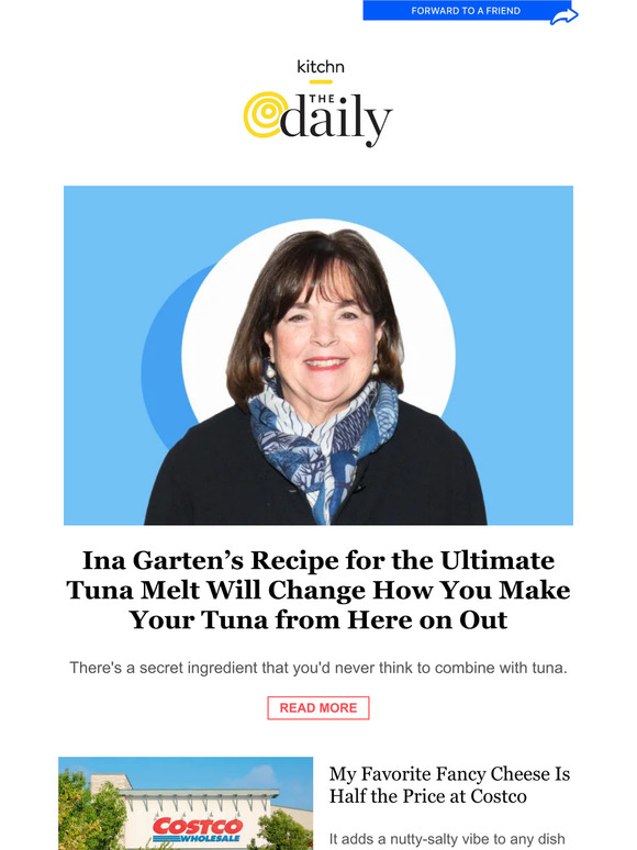 Kitchn Ina Garten’s Ultimate Tuna Melt Recipe, My Favorite Fancy