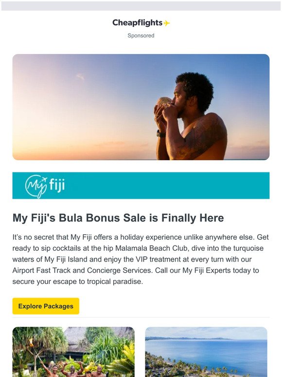 Unbeatable My Fiji Packages from $1590*