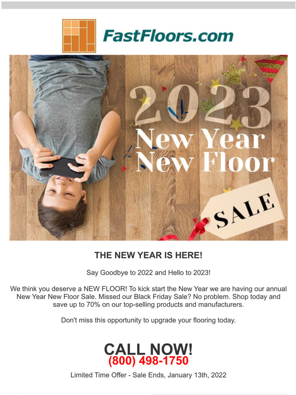 New Year New Floor Sale