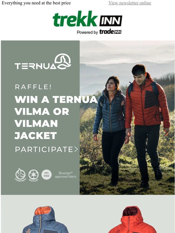 RAFFLE! 2 Ternua jackets, don´t miss out!