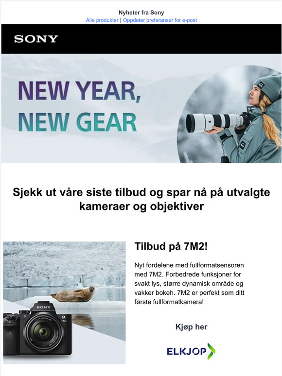 Siste sjanse for cashback og ytterligere rabatter på utvalgte kameraer, objektiver og vloggutstyr.