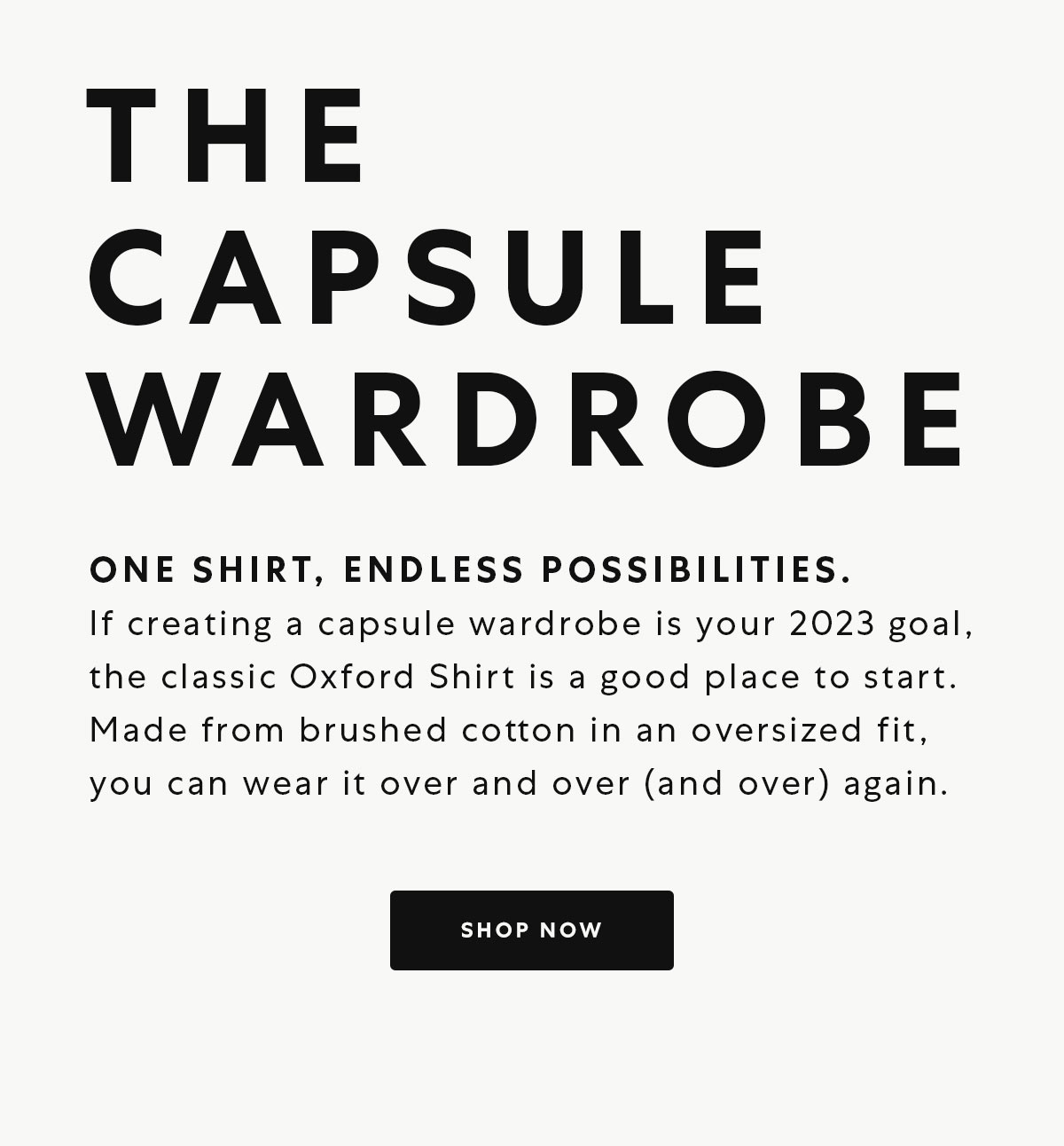 Roots Canada 2023 Resolutions The Capsule Wardrobe Milled