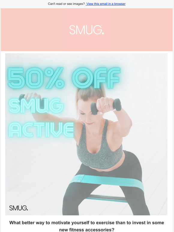 50% Off All SMUG Active 