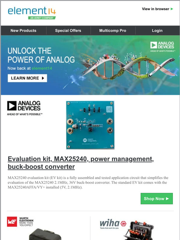 Explore our portfolio of popular electronic components