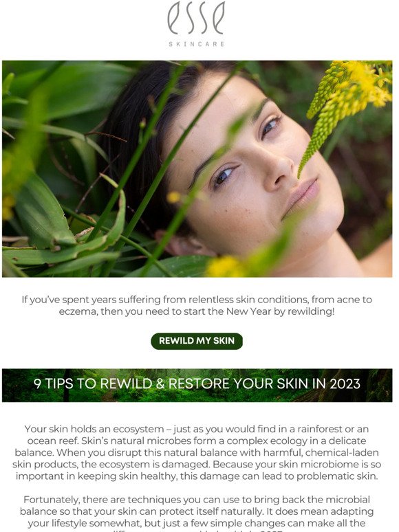 9 tips to rewild your skin in 2023 🌿