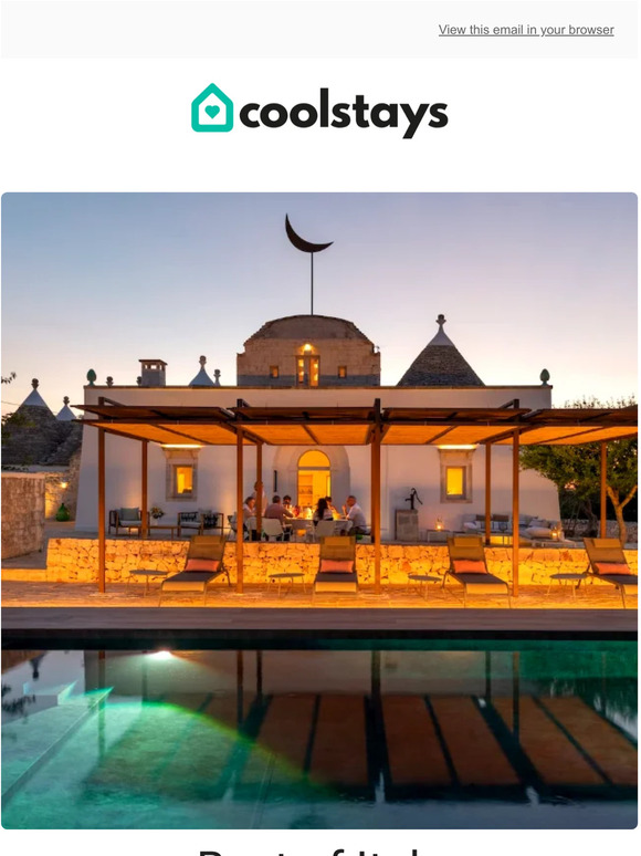 coolstays 20 of the most beautiful stays in Italy Milled