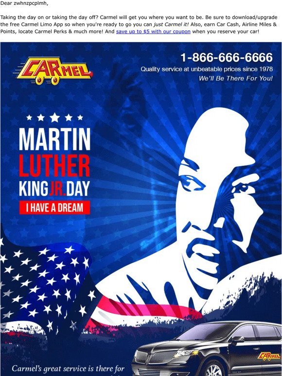 The Reverend Dr. Martin Luther King Jr Day of Service