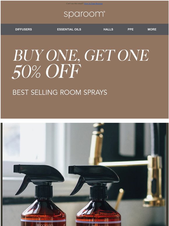 Room Sprays Now BOGO 50% OFF! 🎉
