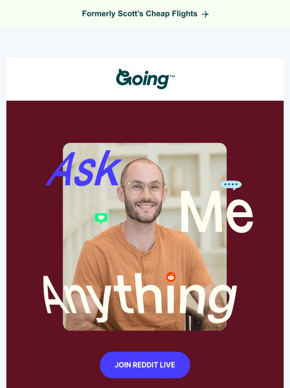 🚨 Going on Now: Join Scott on Reddit for Ask Me Anything