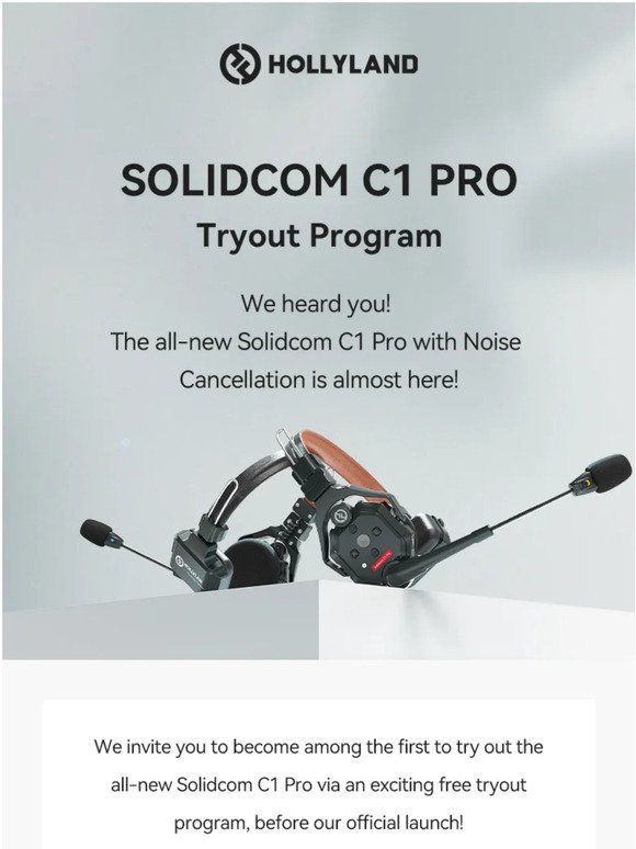 We heard you! The all-new Solidcom C1 Pro with Noise Cancellation is almost here!