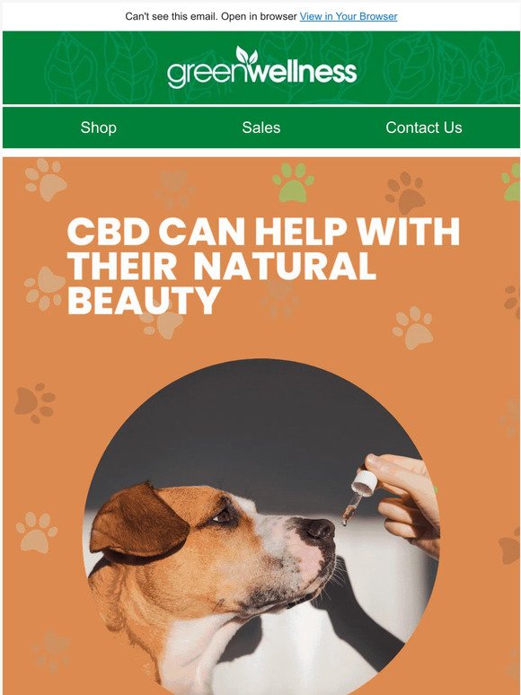 Coat and Skin health for your pet with CBD!