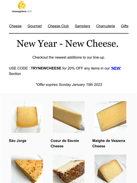 Start the year off with new CHEESE Milled