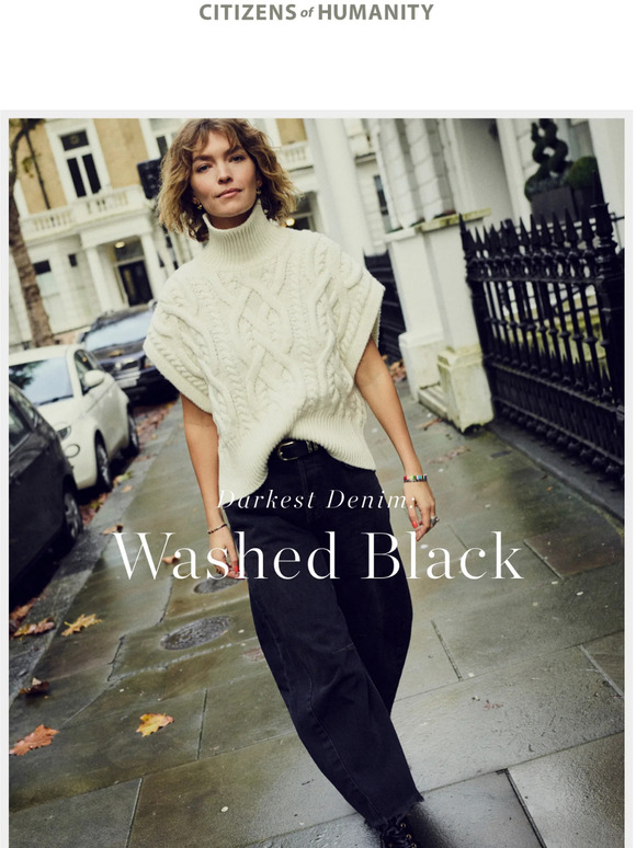 Darkest Denim: Washed Black