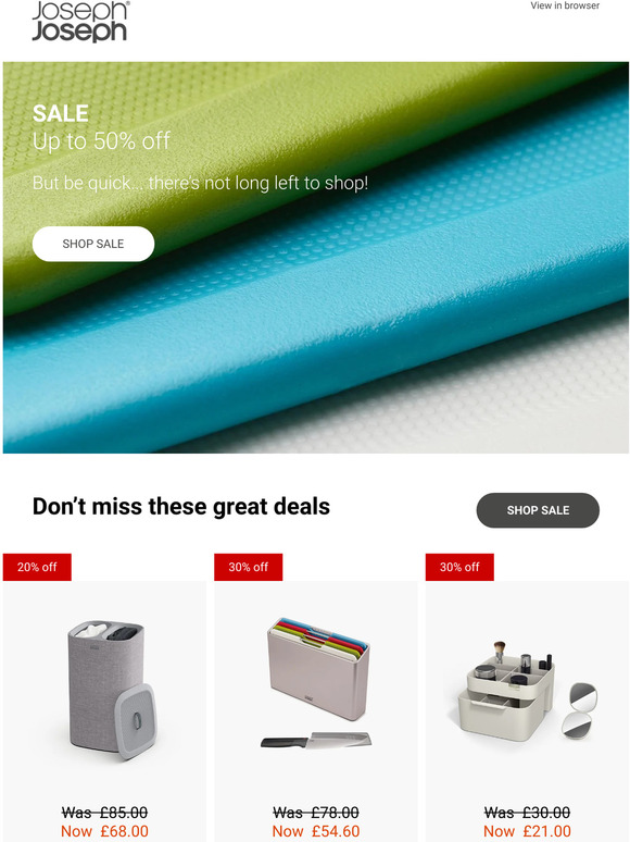 Up to 50% off ends soon