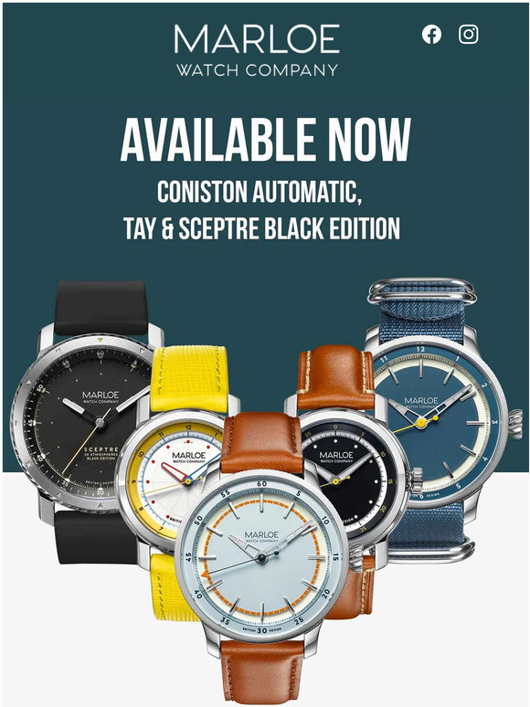 Available Now - Coniston Auto, Tay & Sceptre Black Edition