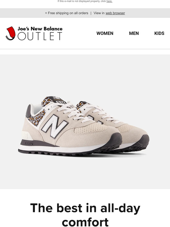 joe new balance outlet daily deal