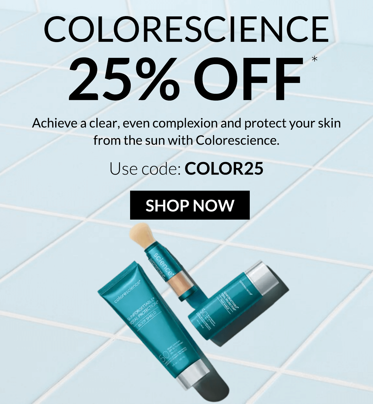 skinstore EXCLUSIVE! 25 Off Colorescience Milled