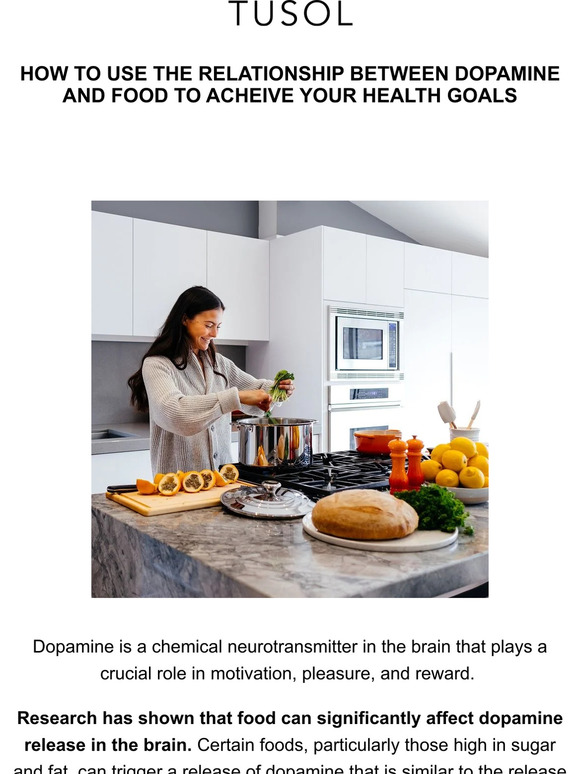 How To Use The Relationship Between Dopamine + Food To Acheive Your Health Goals 🍏
