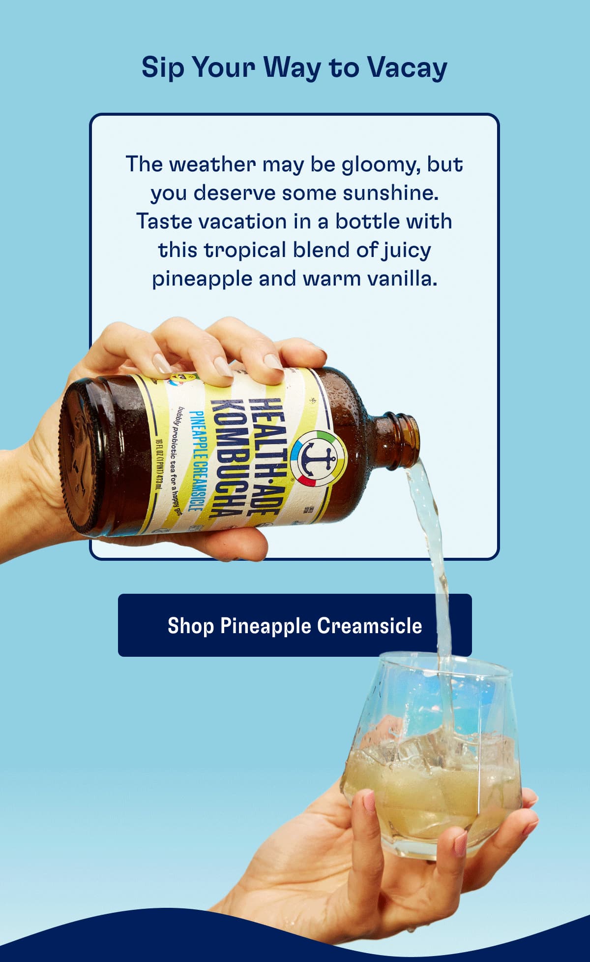 HealthAde Kombucha 🍍 AVAILABLE NOW! LIMITED EDITION Pineapple