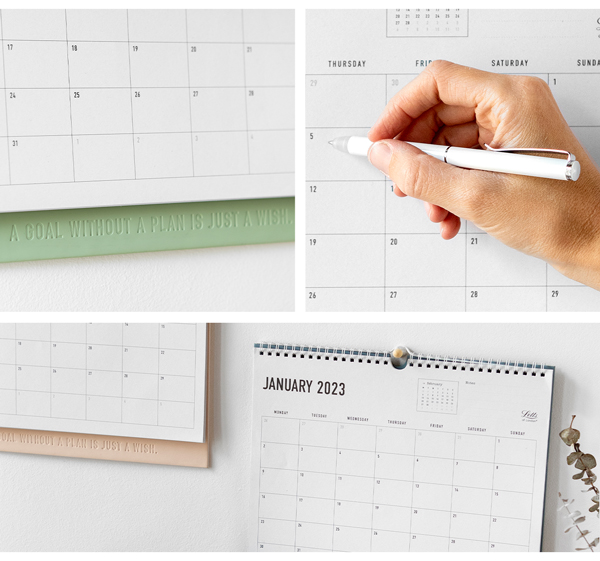 Letts of London: Keep track of your 2023 plans with our Conscious Calendars!  Milled