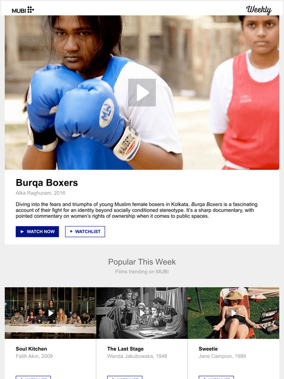This week on MUBI: Watch Burqa Boxers