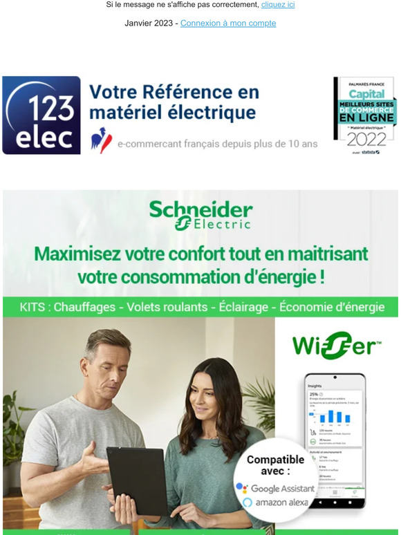 Découvrez avec 123elec tous les kits de la gamme Wiser de Schneider Electric !