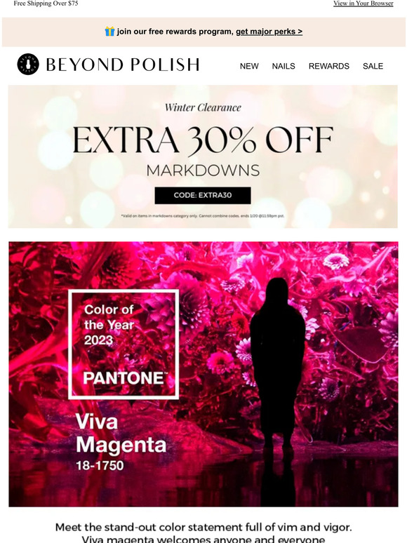 Beyond Polish The Best Pantone Nail Colors + EXTRA 30 OFF Markdowns