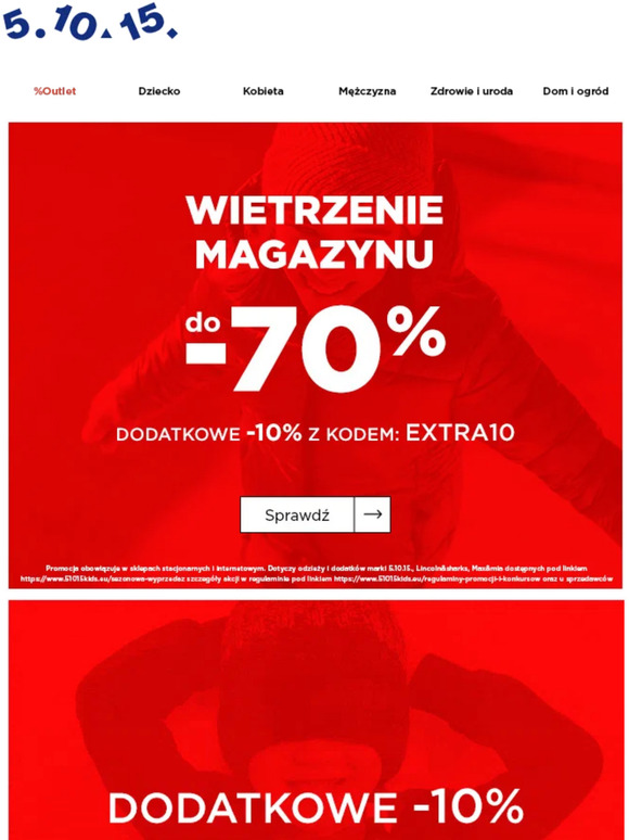 Wietrzymy magazyn! 💨 Dodatkowy rabat 10% z kodem: EXTRA10 ✂️