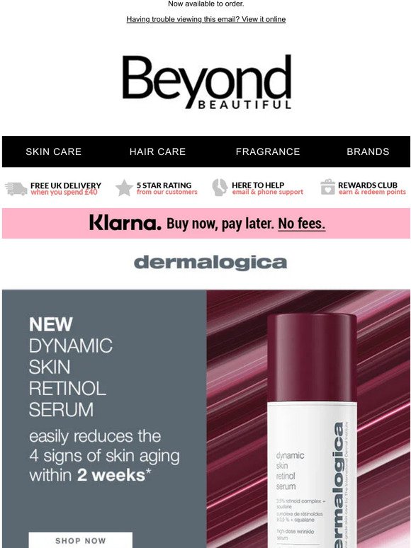NEW IN : Dermalogica's Dynamic Skin Retinol Serum ❤️️