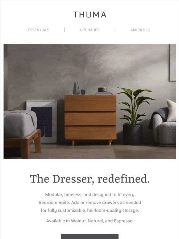 Thuma Inc. The Dresser, redefined. Milled